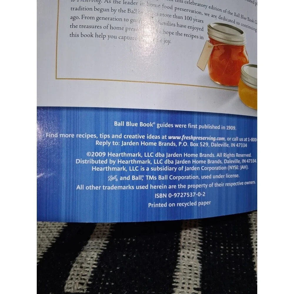 Ball blue book